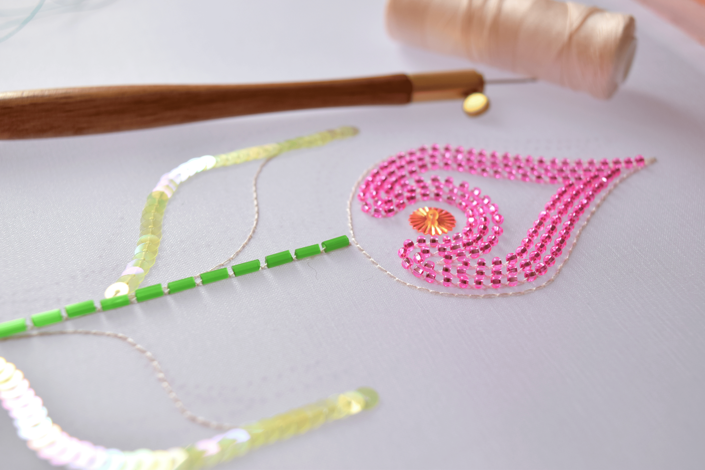 Broderie au crochet de Lunéville - Perfectionnement - Anne-Lise Mary